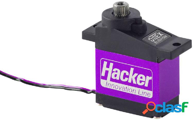 Hacker Micro Servo DITEX EL0315M Materiale trasmissione: