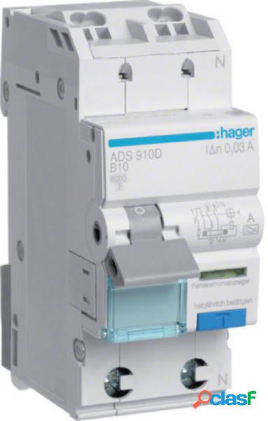 Hager ADS910D Interruttore differenziale di sicurezza 1 polo