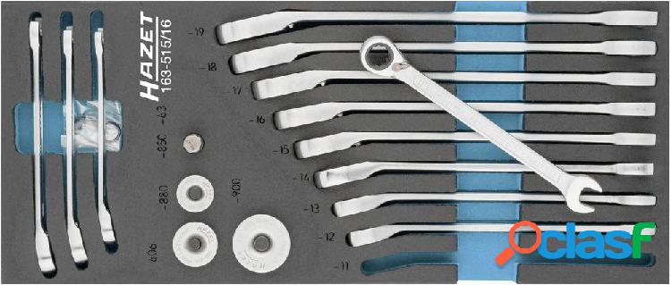 Hazet 163-515/16 Kit chiavi combinate 16 parti