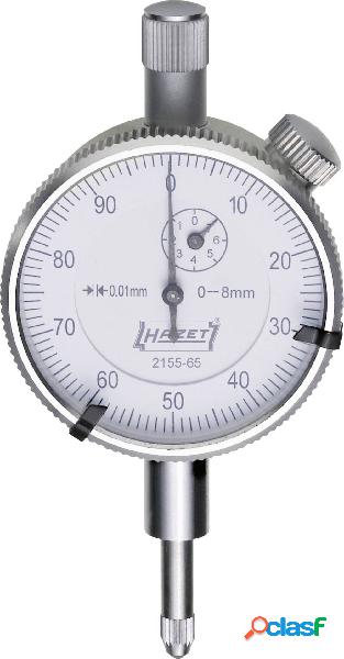Hazet 2155-65 Comparatore 8 mm Lettura: 0.01 mm