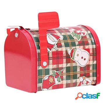 Holiday-Themed Mailbox Candy Storage Box - Christmas