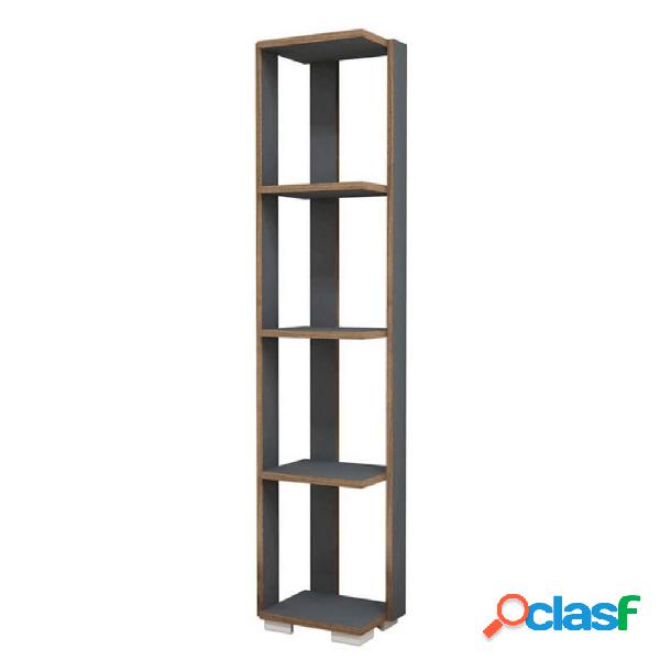 Homemania Libreria Nicol 33,6x25,8x153 cm Antracite