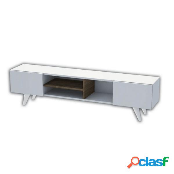 Homemania Mobile Porta TV Dore 160x29,7x40,6 cm Bianco e