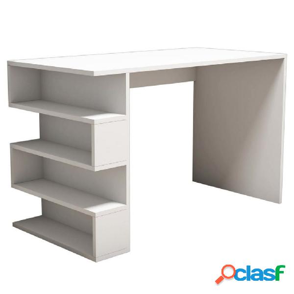 Homemania Tavolo Portacomputer Limber 120x60x75 cm Bianco