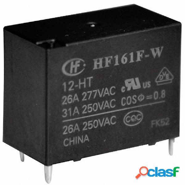 Hongfa HF161F-W/012-HT Relè per PCB 12 V/DC 31 A 1 NA 1 pz.