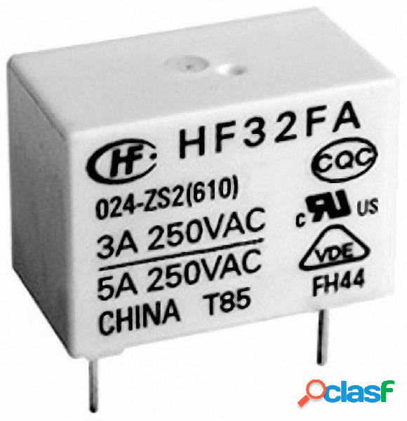 Hongfa HF32FA/005-HSL2 (610) Relè per PCB 5 V/DC 5 A 1 NA 1