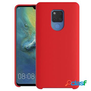 Huawei Mate 20 X Liquid Silicone Case - Red
