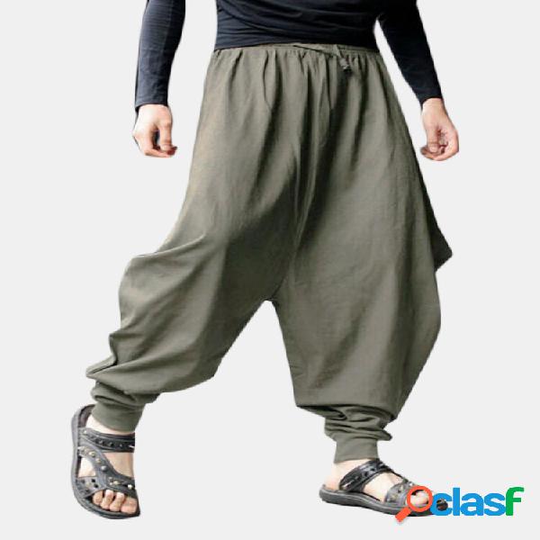 INCERUN Uomo Casual Harem Pantaloni Pantaloni larghi