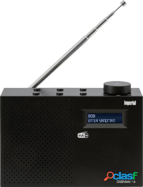 Imperial DABMAN 14 Radio portatile DAB+, FM DAB+, FM Nero