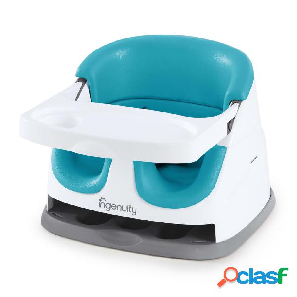 Ingenuity Rialzo Sedia Bambini 2 in 1 Baby Base Blu Pavone