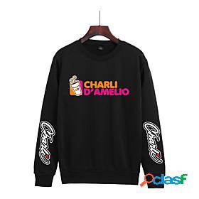 Inspired by Cosplay Charli DAmelio Hoodie Anime Polyester /