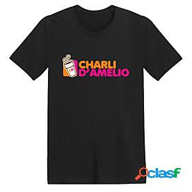 Inspired by Cosplay Charli DAmelio T-shirt Anime Polyester /