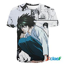 Inspired by Death Note Cosplay 100% Polyester Anime Cartoon