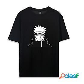 Inspired by Naruto Cosplay Akatsuki Pain T-shirt Anime Pure