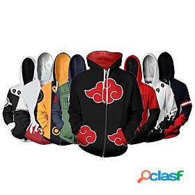 Inspired by Naruto Hoodie Ninja Akatsuki Hatake Kakashi