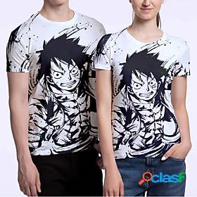 Inspired by One Piece Monkey D. Luffy 100% Polyester T-shirt