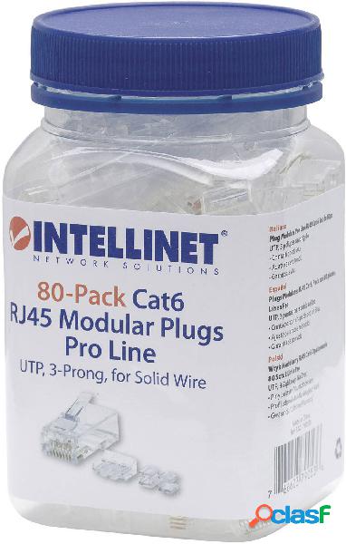 Intellinet Intellinet 80pz. CAT6 RJ45 spina modulare Pro