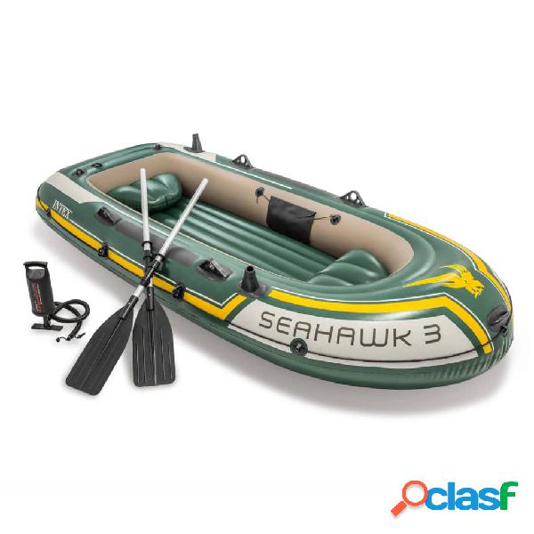 Intex Set Gommone Gonfiabile Seahawk 3 295x137x43 cm 68380NP