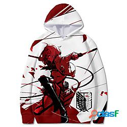 Ispirato da Attacco a Titano Mikasa Ackerman Felpa con