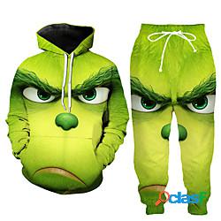 Ispirato da Cosplay Grinch Pantalone Completi Poliestere