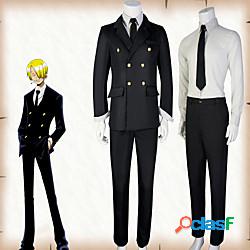 Ispirato da One Piece Sanji Anime Costumi Cosplay Giapponese