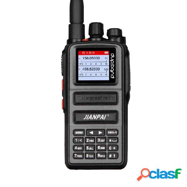 JIANPAI 8600UV 20W Dual Banda Walkie Talkie UHF VHF LED