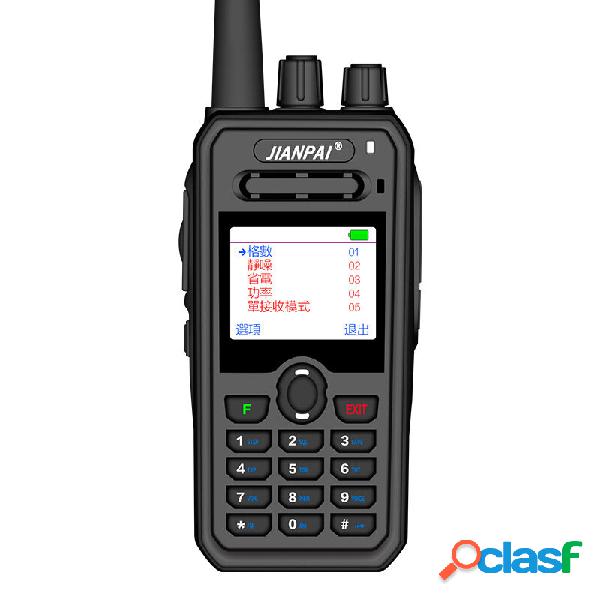 JIANPAI DM-UV9R 18W Dual Banda Walkie Talkie VHF UHF LED