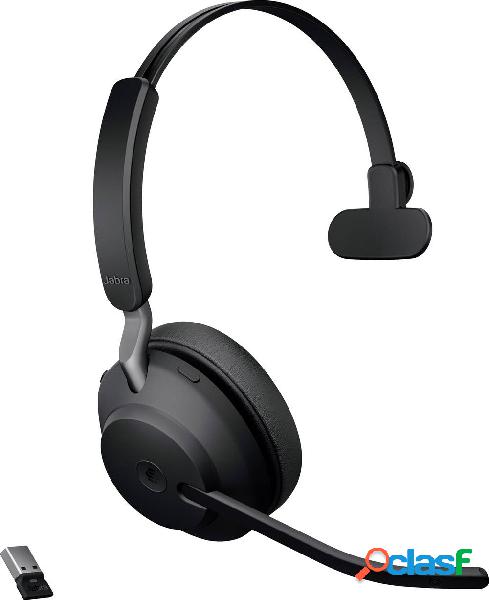 Jabra Evolve2 65 monaural Telefono Cuffie Over Ear Bluetooth