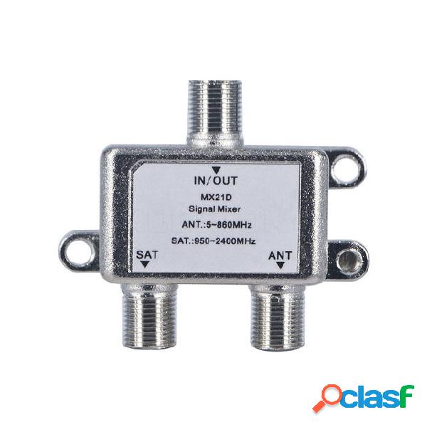Jasen MX21D 2 In 1 Doppio uso 2 Way TV Segnale Satellite
