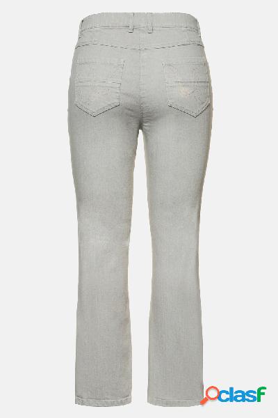 Jeans Sammy, cuciture decorative, bottoni visibili, taglio