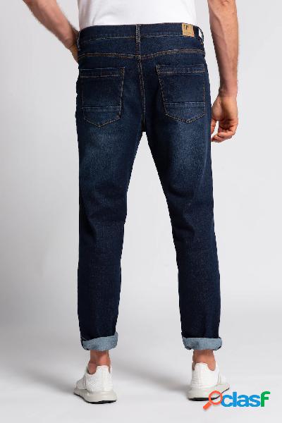 Jeans, denim con poliestere riciclato, straight fit, Uomo,