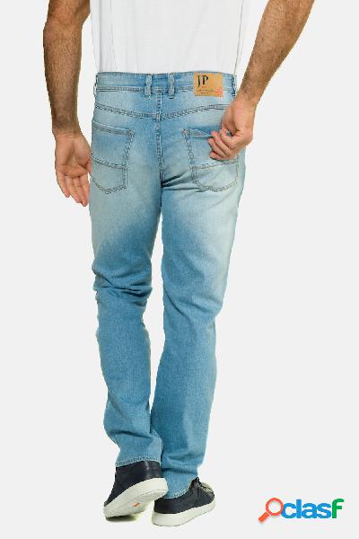 Jeans, straight fit, estremamente elasticizzati, bleached,