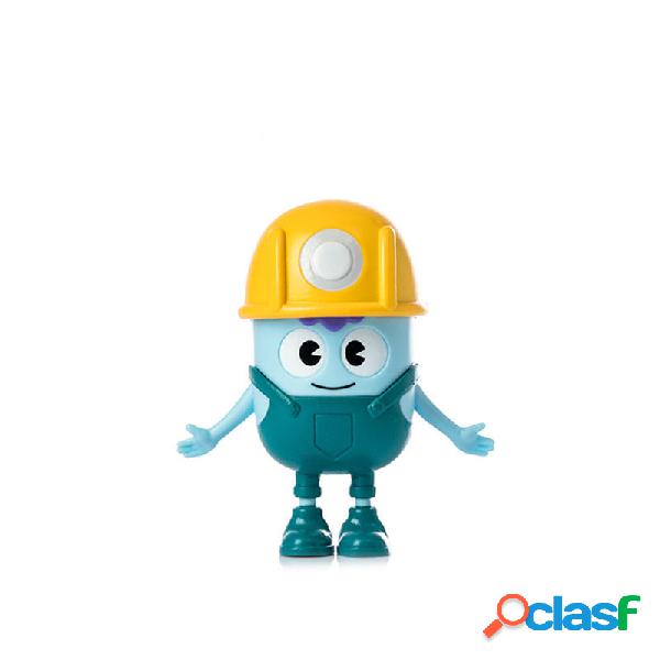 Jordan & Judy HO089 68 * 41 * 76mm Worker Doll Cute Cartoon