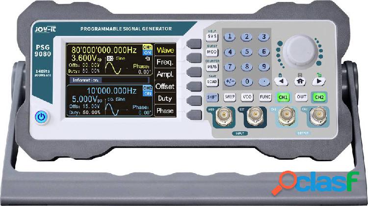 Joy-it Generatore di segnale 1 nHz - 80 MHz 2 canali