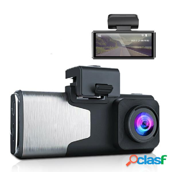 K15 Car Dash Cam 4K Registratore di guida Dual Cams WIFI