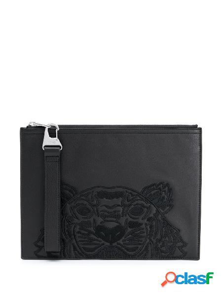 KENZO POCHETTE UOMO FA65PM302L4999 PELLE NERO