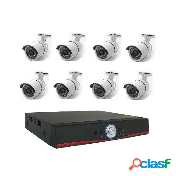 KIT VIDEOSORVEGLIANZA AHD 1080P ONVIF 4 8 CH CANALI 3MP