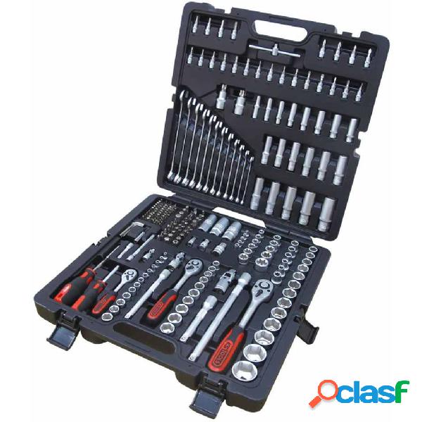 KS Tools Set 216 pz Punte e Chiavi a Bussola 1/4"+3/8"+1/2"