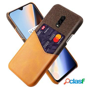 KSQ OnePlus 7 Case with Card Pocket - Coffee