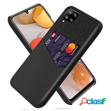 KSQ Samsung Galaxy A42 5G Case with Card Pocket - Black
