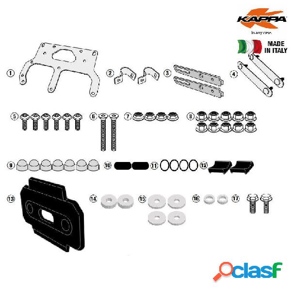 Kappa ktl3112kit fissaggio x toolbox ks250