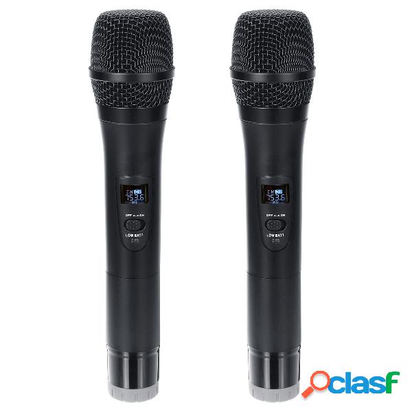 Karaoke Microfono portatile wireless UHF professionale