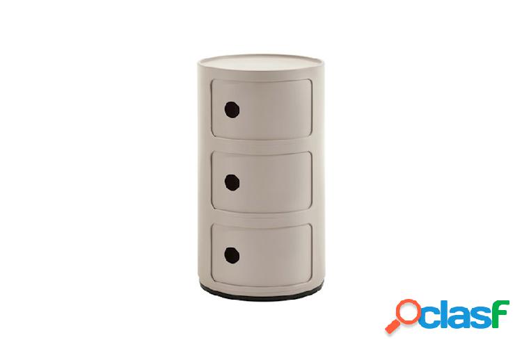 Kartell Cassettiera Componibile Bio panna bianco