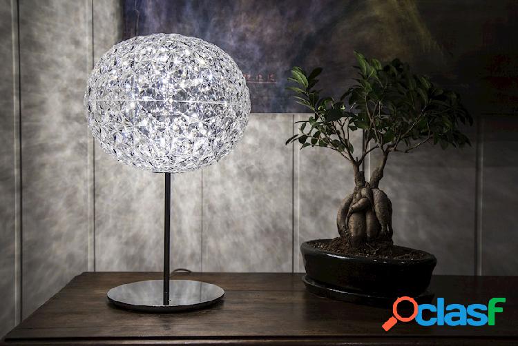 Kartell Lampada da tavolo Planet trasparente con dimmer