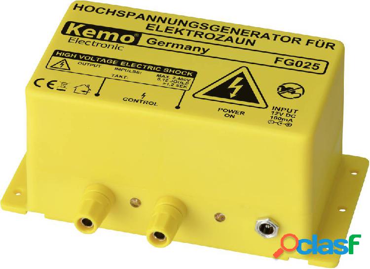 Kemo FG 025 Recinzioni Principio di funzionamento Corrente