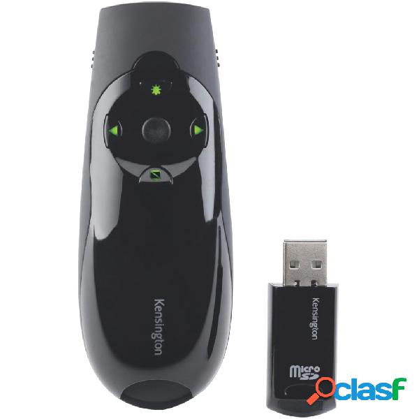 Kensington Presentatore Wireless Expert con Laser Verde