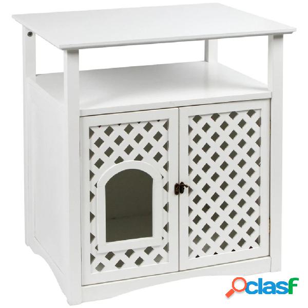 Kerbl Armadietto per Lettiera Helena 64x46x65 cm Bianco