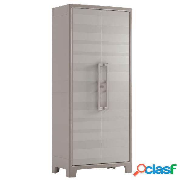 Keter Armadietto con Scaffali Gulliver Marrone e Beige 182
