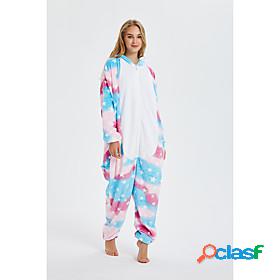 Kid's Adults' Kigurumi Pajamas Nightwear Camouflage Unicorn