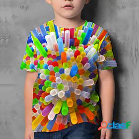 Kids Boys T shirt Short Sleeve 3D Print Graphic Print